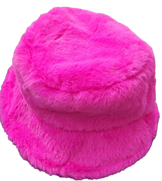 Bucket MaDnEsS HOT PINK! Soft & Plush Bucket Hat