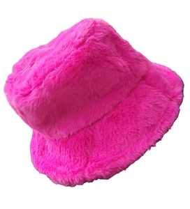 Bucket MaDnEsS HOT PINK! Soft & Plush Bucket Hat