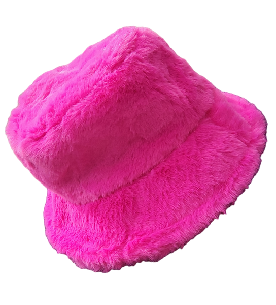 Bucket MaDnEsS HOT PINK! Soft & Plush Bucket Hat