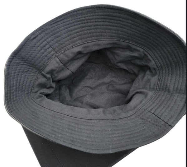 HatLicious Black Smooth! Polyurethane Bucket Hat