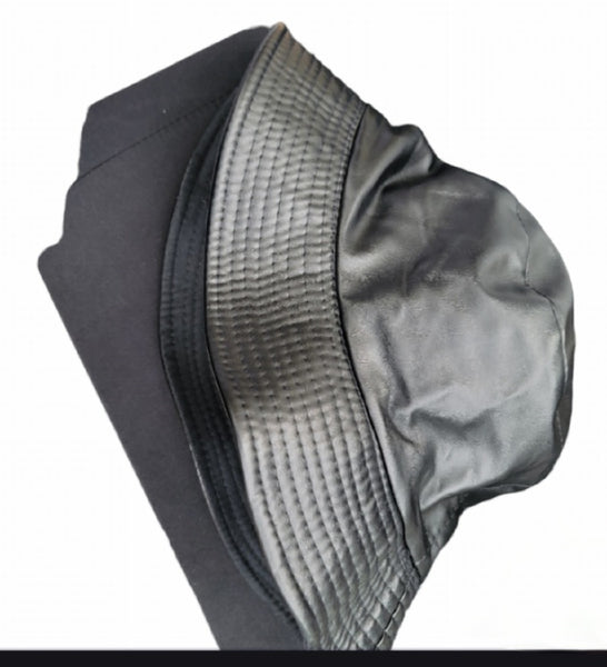 HatLicious Black Smooth! Polyurethane Bucket Hat