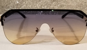 BLACK/MULTI Long Island! MEN'S! Black Frame, Multicolor Tint Sunglasses