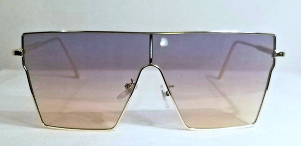 BLACK&TAN Sophistication! UNISEX! Multicolor Flat Top Tinted Lens Sunglasses