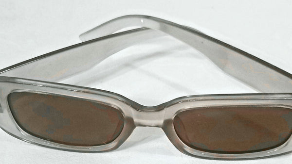 GREY Cloudy Day! UNISEX! Grey Acrylic Frame Sunglasses