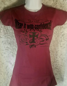 WIWC First Logo T-shirt! Burgundy