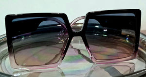 She's So Hot BLACK Ombre! Black, Pink, Fabulous Designer Frame Sunglasses