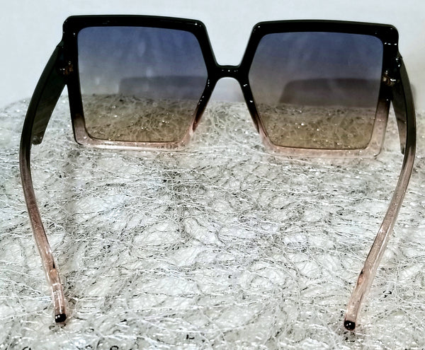 She's So Hot BLACK Ombre! Black, Pink, Fabulous Designer Frame Sunglasses