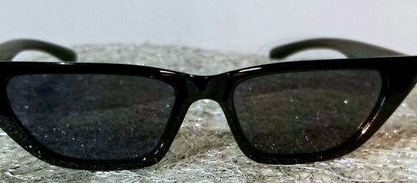 CatTastic BLACK! Black Frame Kitty Cat Dark Sunglasses