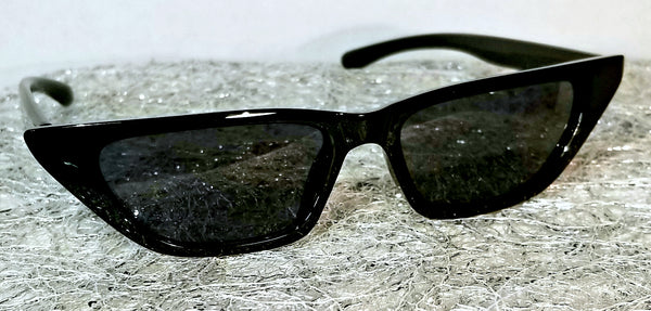 CatTastic BLACK! Black Frame Kitty Cat Dark Sunglasses