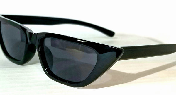 CatTastic BLACK! Black Frame Kitty Cat Dark Sunglasses