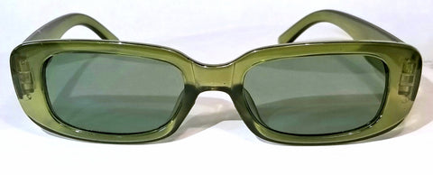 GREEN Fast Money! Green Acrylic Frame Sunglasses