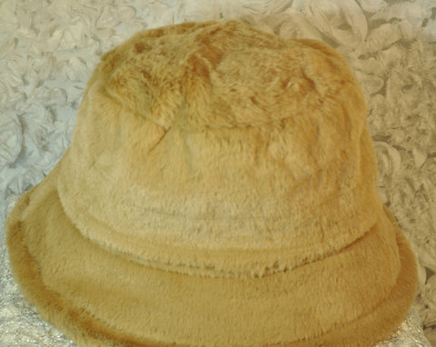 HatFab Tropics! Tan Furry Bucket Hat