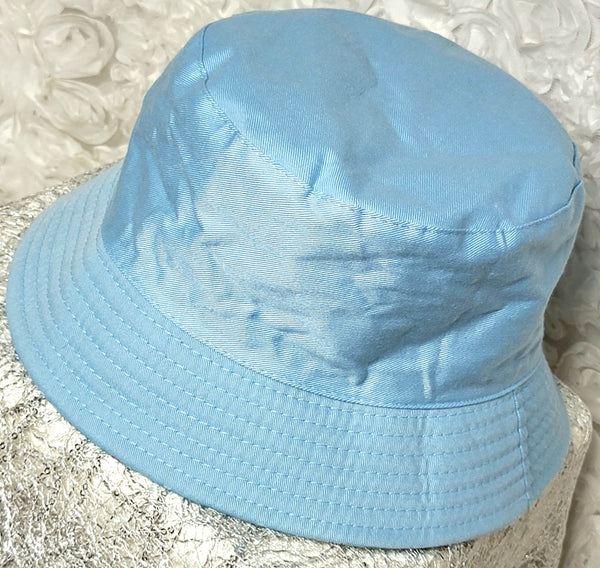 HatLicious Flowers Turquoise! Cotton Bucket Hat