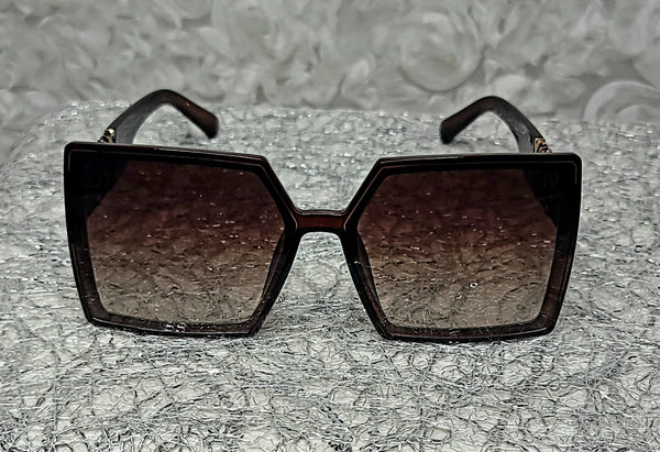 Oh Me Oh My! Purely Magnificent Brown Cheetah Frame Sunglasses