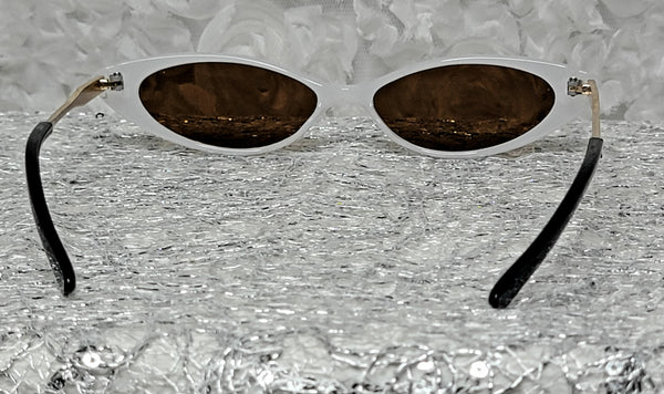 Daisy D! WHITE Frame Sunglasses