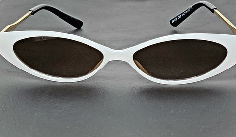 Daisy D! WHITE Frame Sunglasses