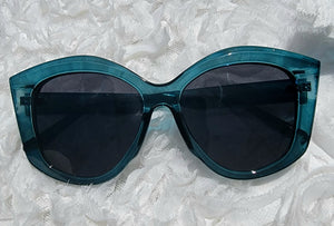 TEAL Flowrider! Gorgeous Blue Frame Sunglasses