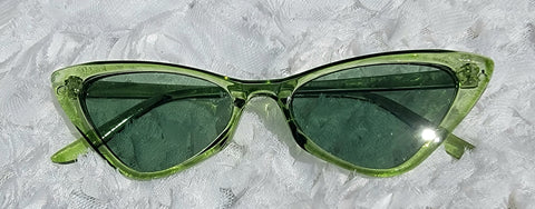 CatCharisma GREEN! Cat Eye Green Frame SunglassesSunglasses