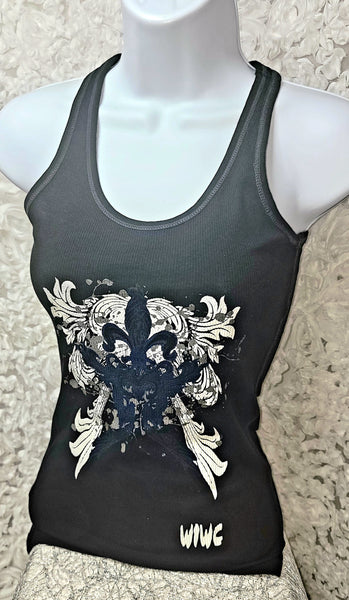 WIWC Design "Thinking Out Loud!" Black Tank Top