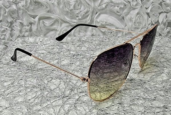 GREEN TopCrew! Aviator Top Bar Sunglasses