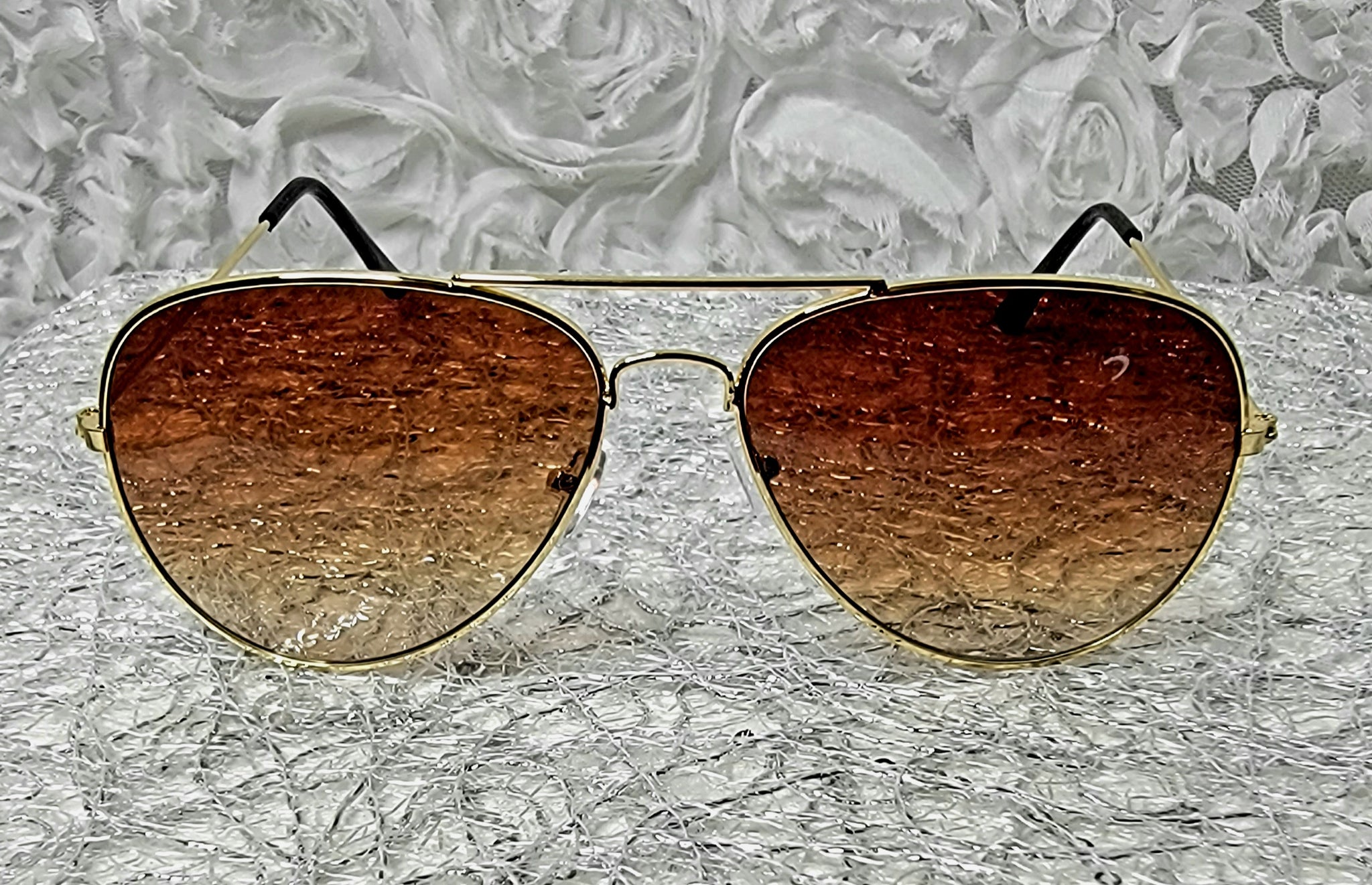 BROWN CycleRider! Aviator Top Bar Sunglasses