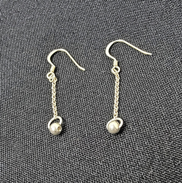 Long SS2! Sterling Silver with a Drop Earrings