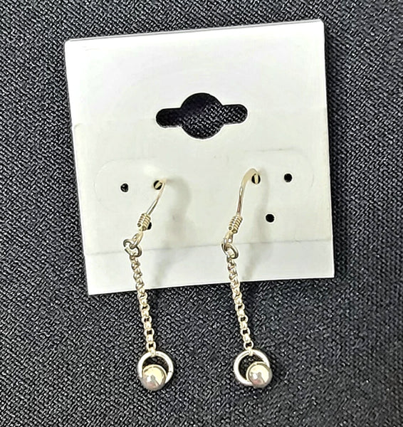 Long SS2! Sterling Silver with a Drop Earrings