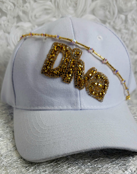 DivaZ Cap! White Crystal Hat