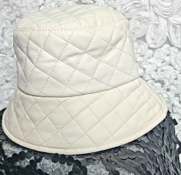 HatLicious Beige! Polyurethane Bucket Hat