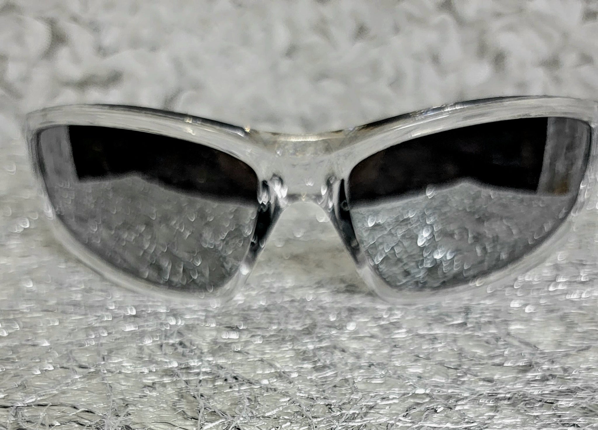 SILVER Rizer! UNISEX! Silver & Clear Two-Tone Party Glasses