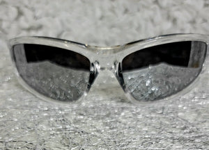 SILVER Rizer! UNISEX! Silver & Clear Two-Tone Party Glasses