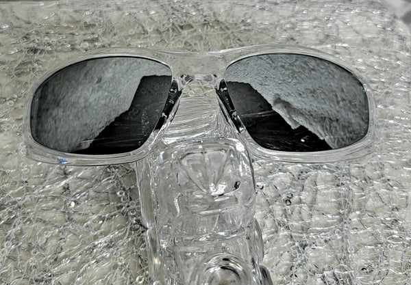 SILVER Rizer! UNISEX! Silver & Clear Two-Tone Party Glasses