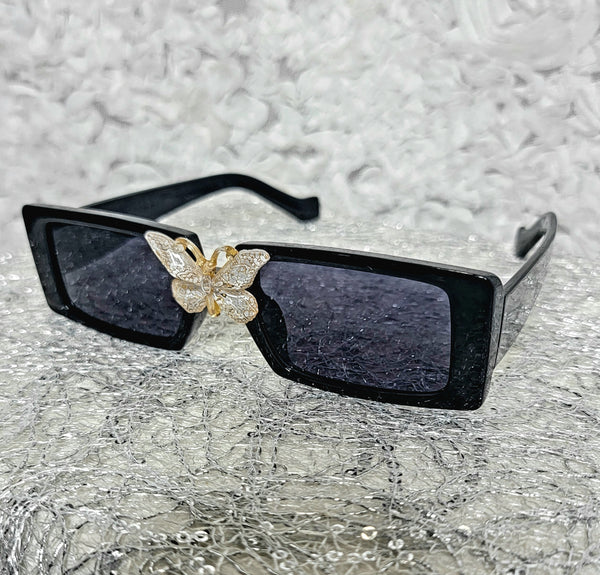 ButtaFly BLACK! Flying Butterfly Frame Glasses 4 Fashion