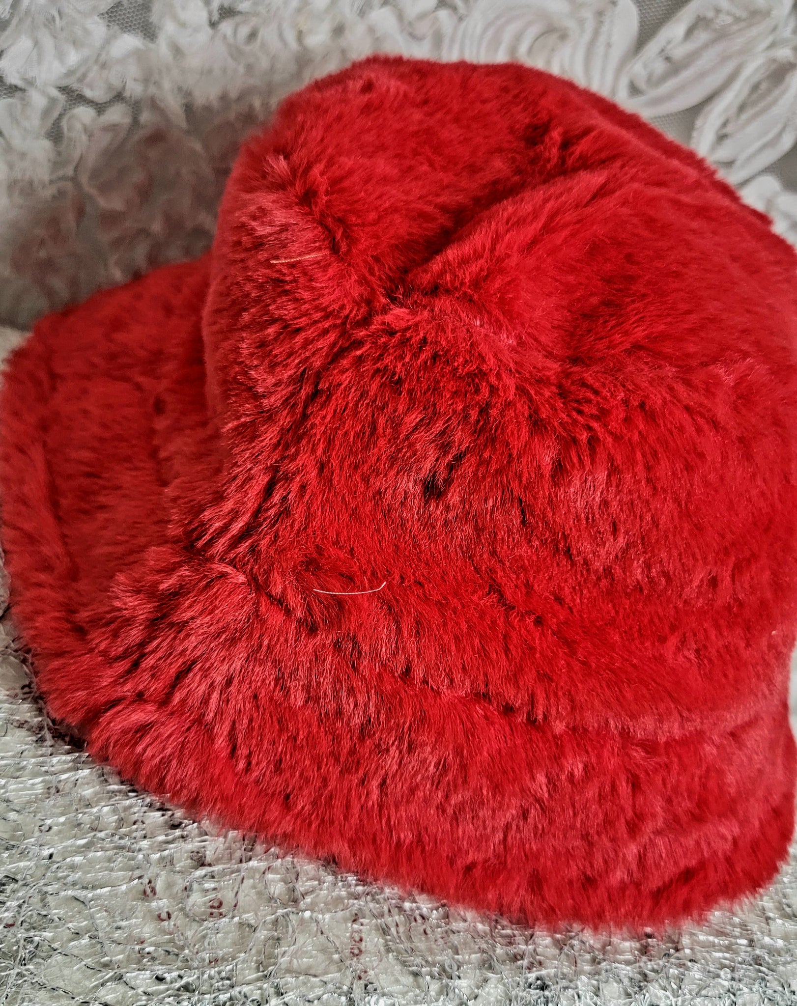 Bucket MaDnEsS RED! Soft & Plush Bucket Hat