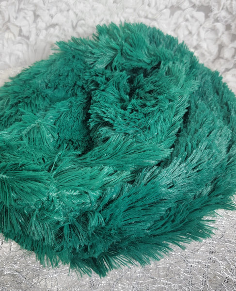 Bucket MaDnEsS GREEN! Soft, Furry, & Plush Bucket Hat