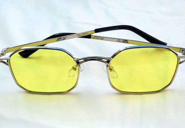 LIME Green Studs! Full Rim Tinted Sunglasses