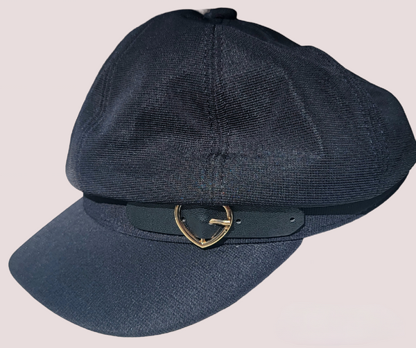 HatTastic Love! Black Poly B-Boy Cap