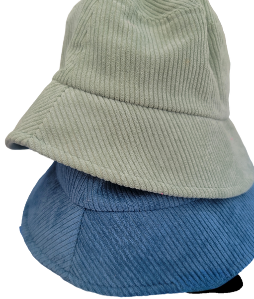 HatTrend Green! Super Cool Corduroy Bucket Hat