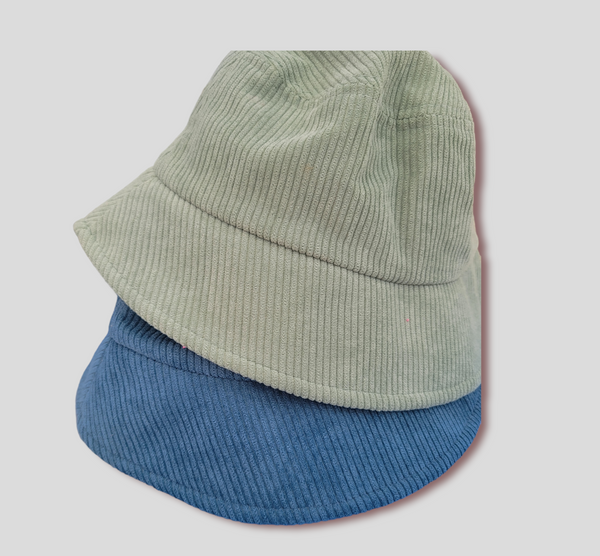 HatTrend Green! Super Cool Corduroy Bucket Hat